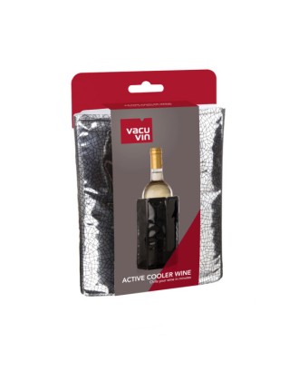 Husa pentru racirea sticlelor de vin, argintiu - VACU VIN